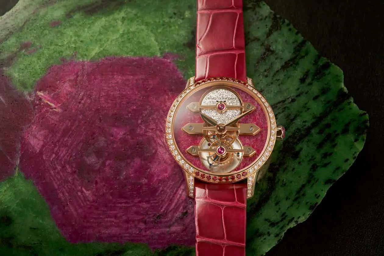 Girard-Perregaux Tourbillon with Three Gold Bridges Ruby Heart