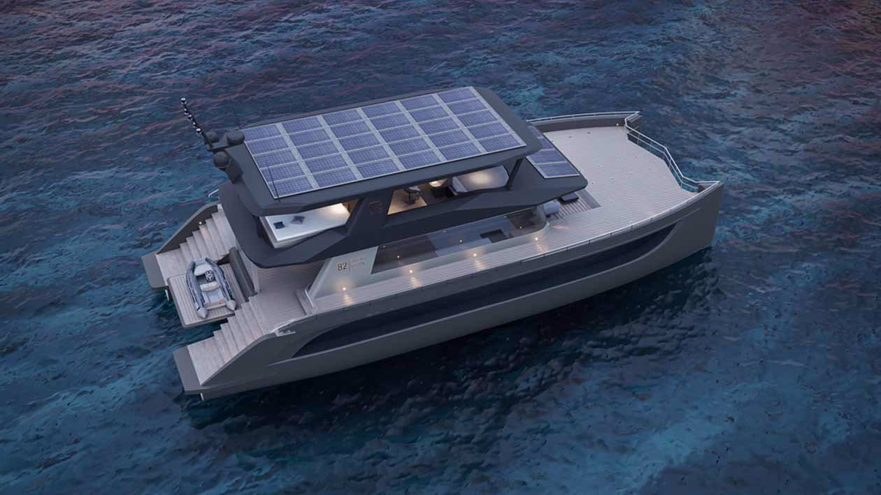 new hybrid model by Silent-Yachts