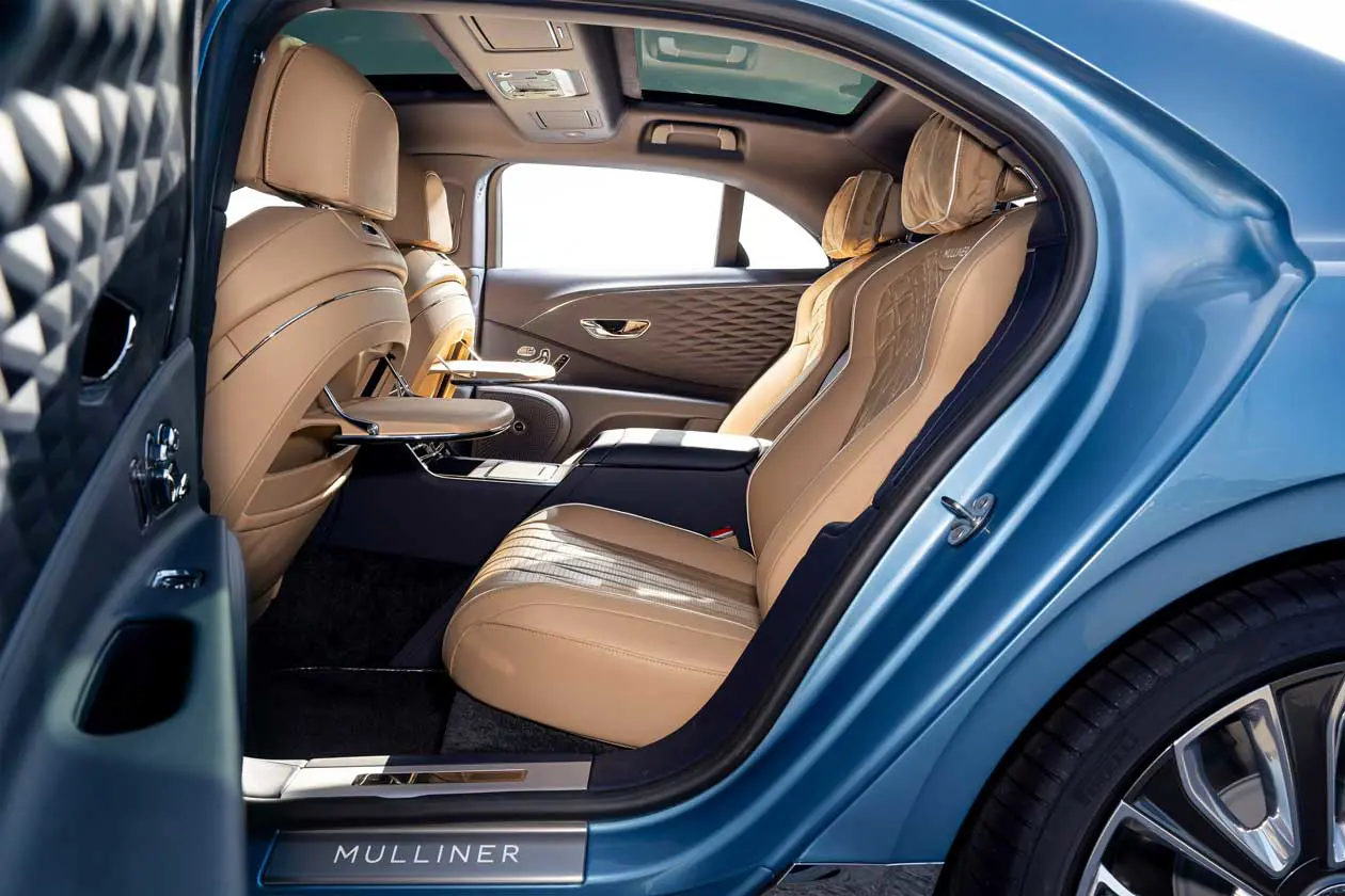 The ultimate in four-door luxury Grand Touring and Mulliner’s first electrified Bentley