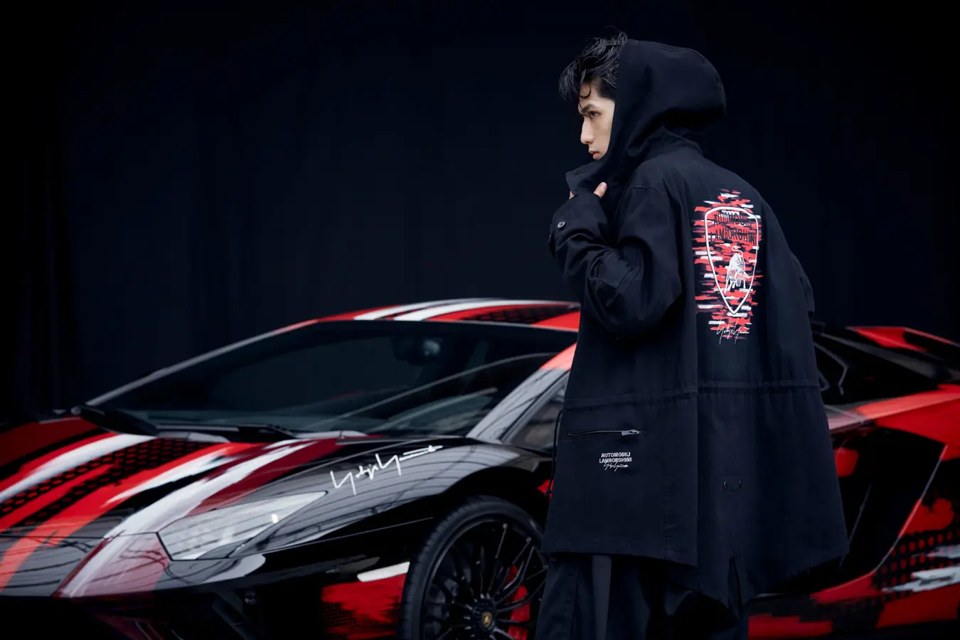 Lamborghini and Yohji Yamamoto