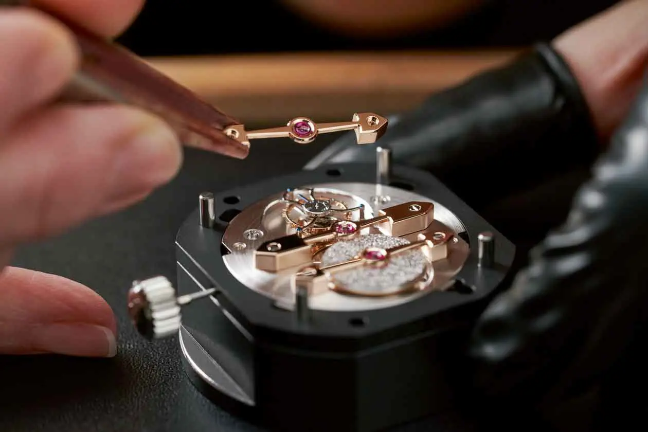 Girard-Perregaux Tourbillon with Three Gold Bridges Ruby Heart