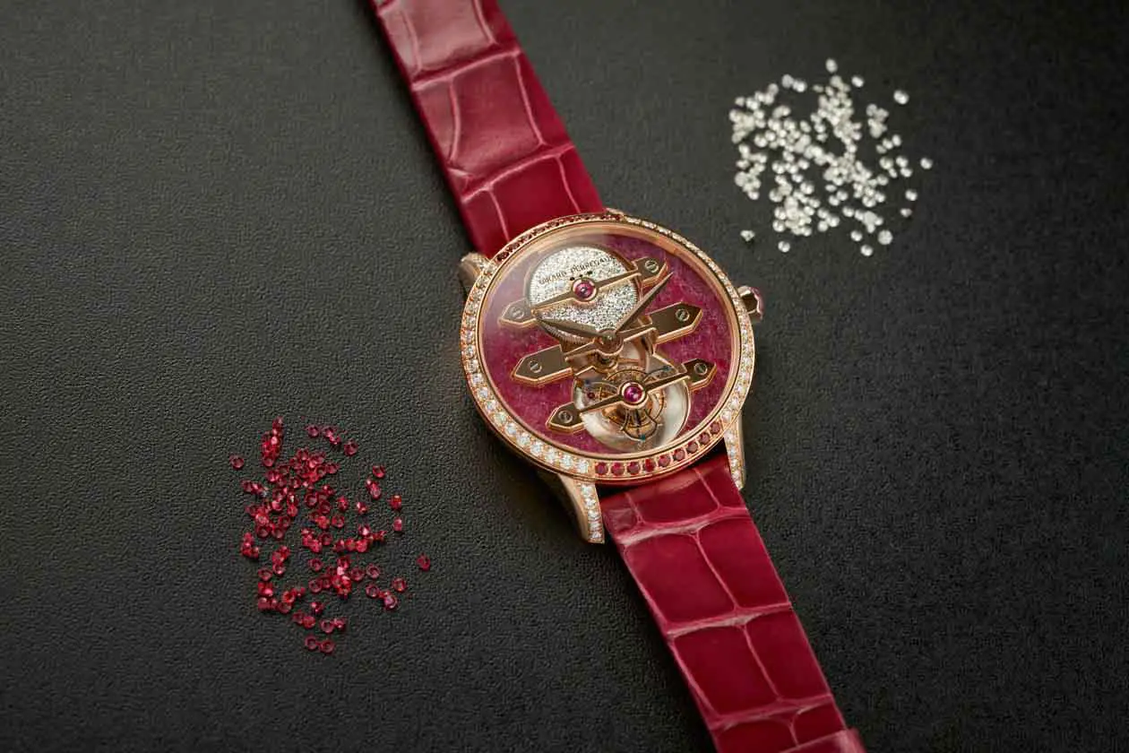 Girard-Perregaux Tourbillon with Three Gold Bridges Ruby Heart