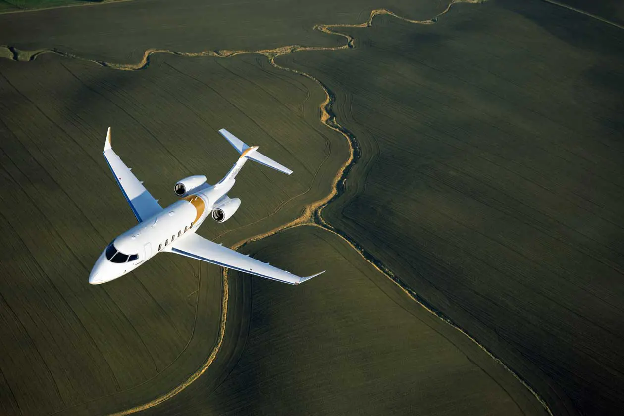 new Bombardier Challenger 3500 business jet