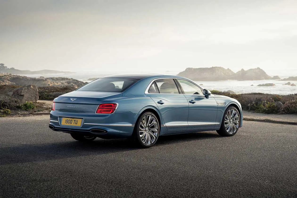 The ultimate in four-door luxury Grand Touring and Mulliner’s first electrified Bentley