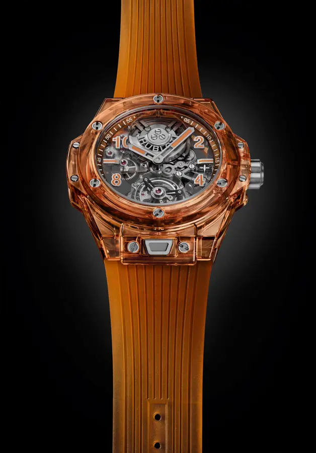 Big Bang Tourbillon Automatic Orange Sapphire. 