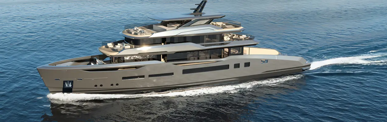 The new 48-meter full custom superyacht by Baglietto, Floating Life and Volvo Penta