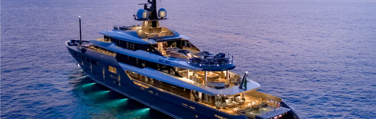 Luxury Italian mega yachts