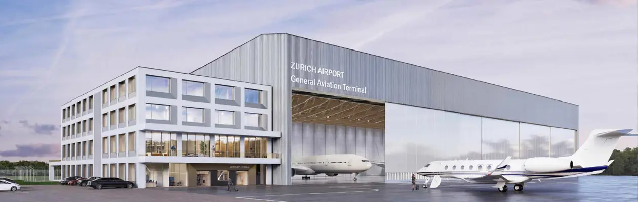 A new general aviation terminal in Zurich