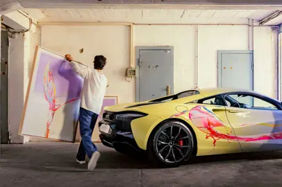 Cevin Parker transforming the McLaren Artura into a work of art