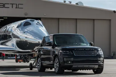 The Range Rover Astronaut Edition support Virgin Galactic