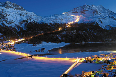 The Swiss Alps, a snowy world