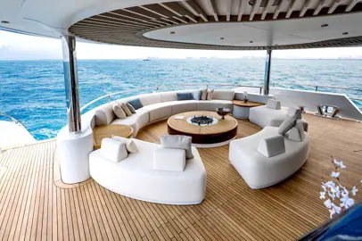 The superyacht Romeo 55 towards its world debut