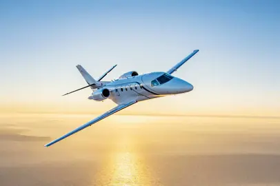 The first Cessna Citation Ascend takes to the skies with NetJets