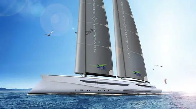 Vento project, the concept of a new megasailer by Nuvolari Lenard