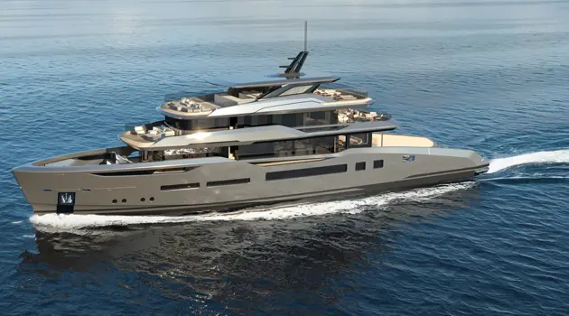 The new 48-meter full custom superyacht by Baglietto, Floating Life and Volvo Penta