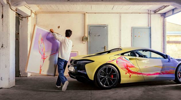 Cevin Parker transforming the McLaren Artura into a work of art