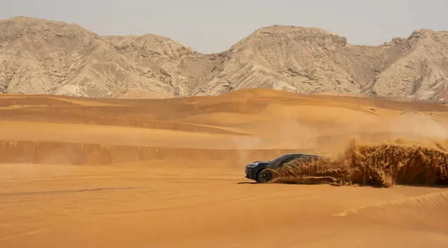 The Cayenne Electric debuts in Dubai