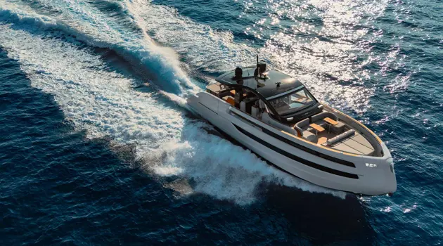 Invictus Yacht at the Genoa Boat Show with the new TT550 flagship