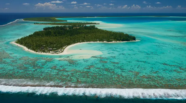 A luxury eco-resort on the private atoll of Tetiaroa
