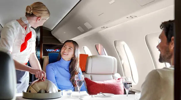 Exclusive dining experience with VistaJet