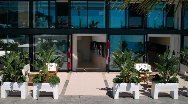Aviator Lounge by Bombardier at the Monaco Yacht Club
