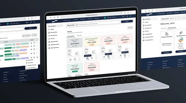 Signature Vision, the new digital portal for private flying