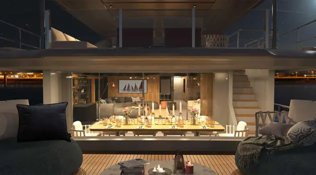 The Numarine's first hybrid superyacht