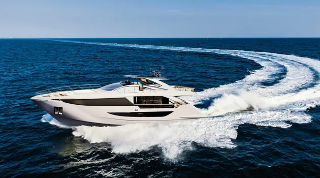 The F100 Glass Cabin by Amer Yachts