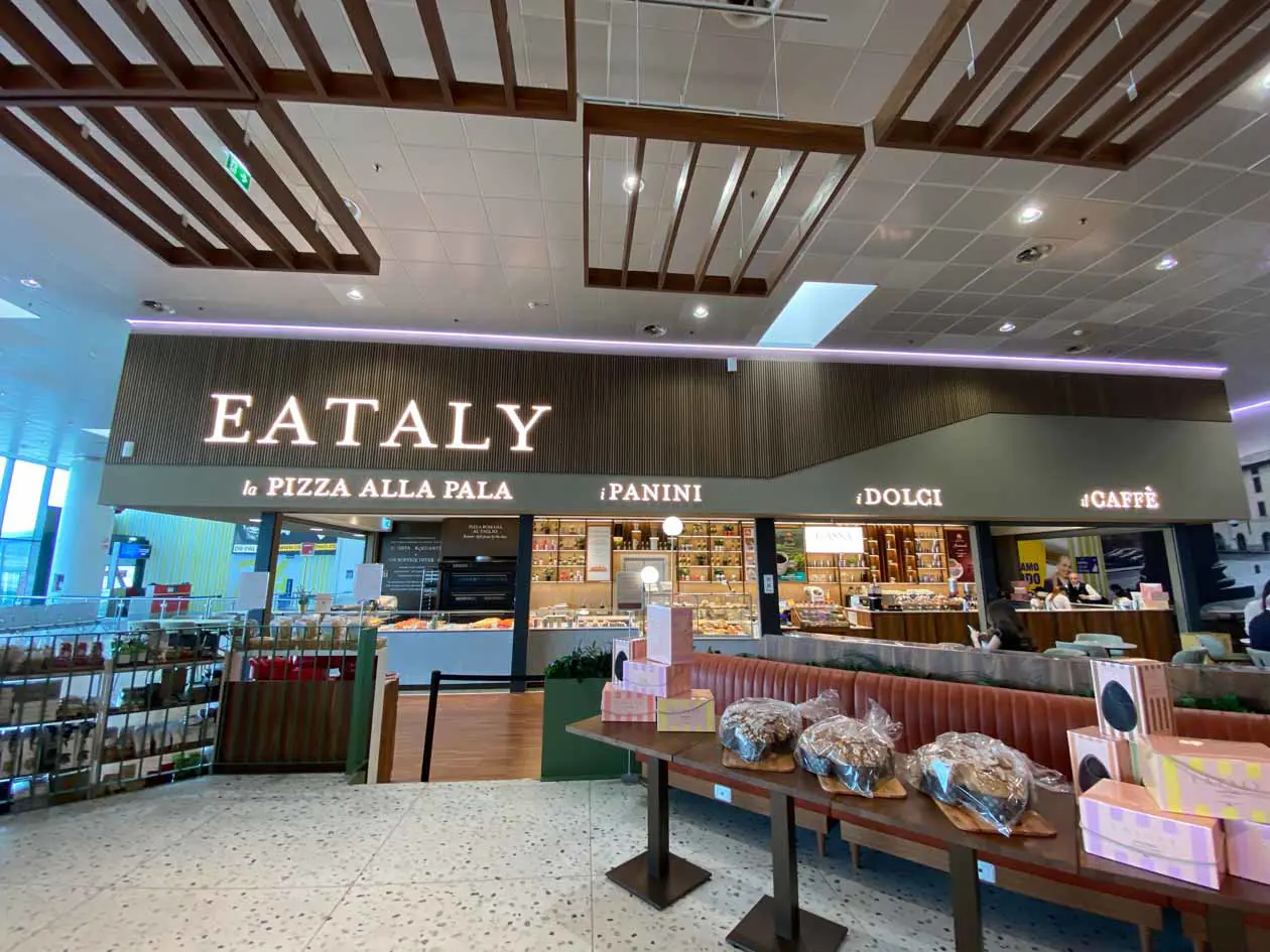 Eataly all’aeroporto di Milano Bergamo Copyright © Sisterscom.com / Avion Tourism Magazine