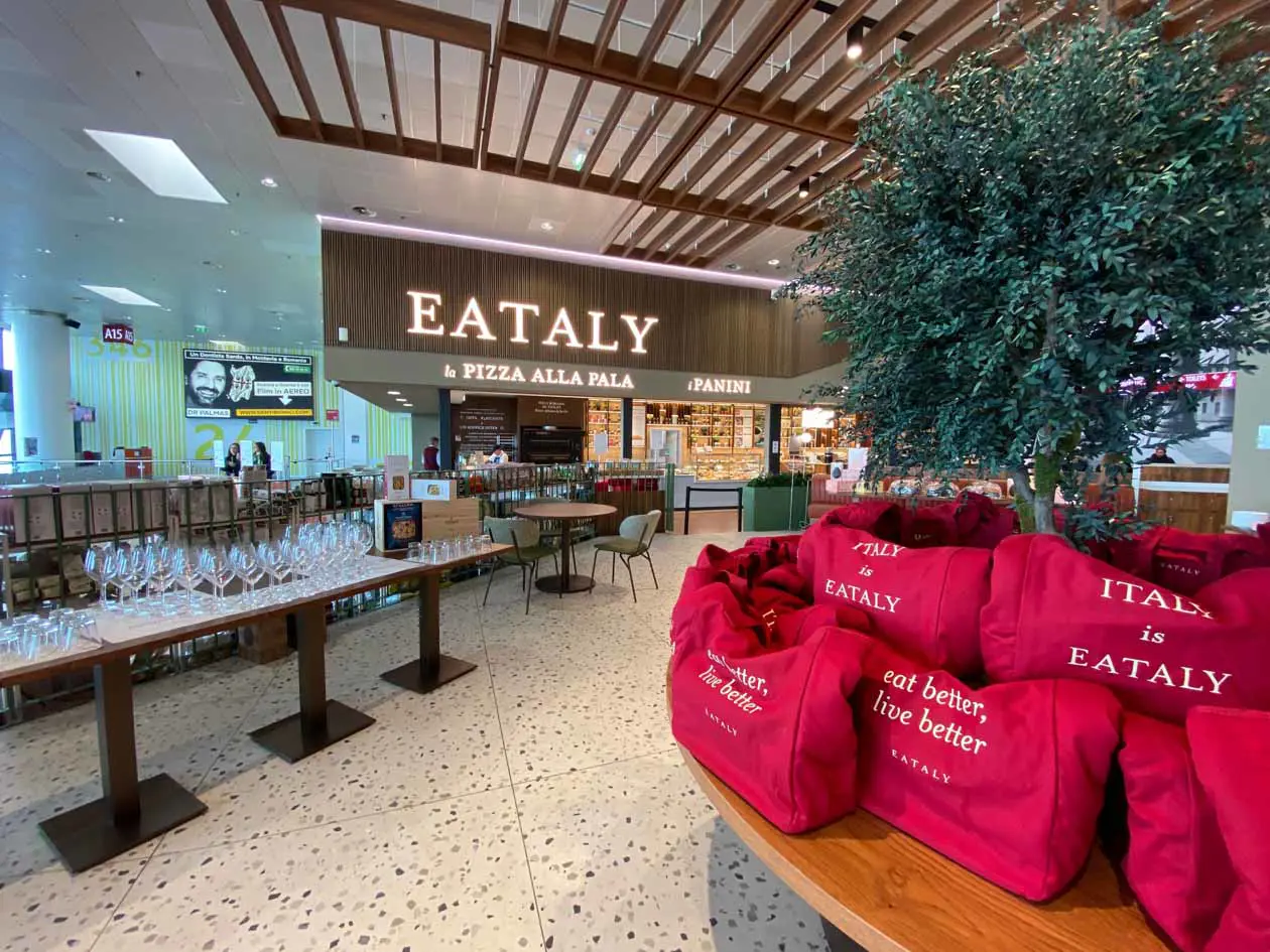 Eataly all’aeroporto di Milano Bergamo Copyright © Sisterscom.com / Avion Tourism Magazine