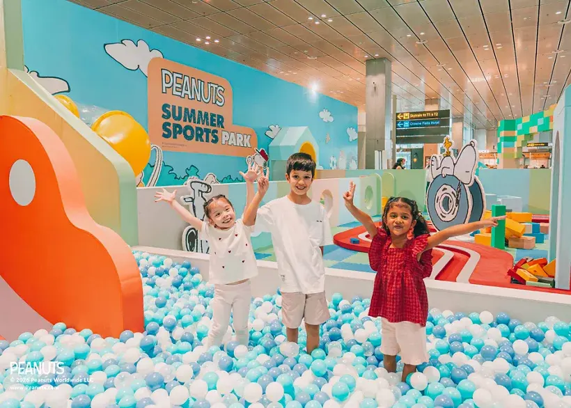 “Ready, Sweat, Go! with Snoopy & his Siblings” Foto: Copyright ©&nbsp;Ufficio Stampa Changi Airport Group