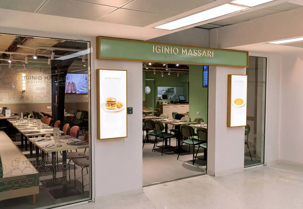 Bistrot Igino Massari all'aeroporto di Milano Linate - Area Partenze - Piano terreno - Oltre i filtri di sicurezza. Foto: Copyright ©&nbsp;Ufficio Stampa SEA