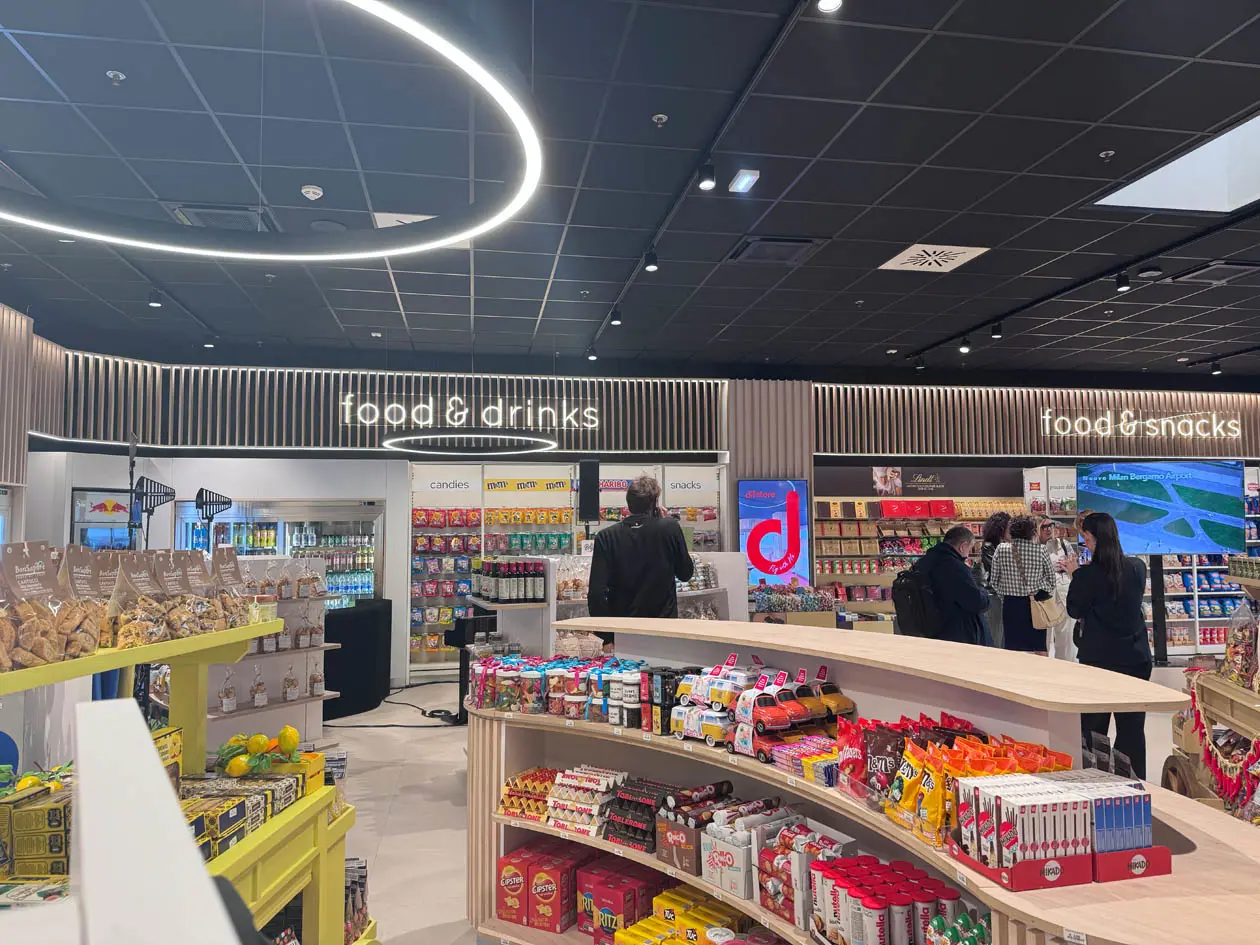Il nuovo difstore di Milan Bergamo Airport. Foto: Copyright © Avion Tourism Magazine / Sisterscom.com