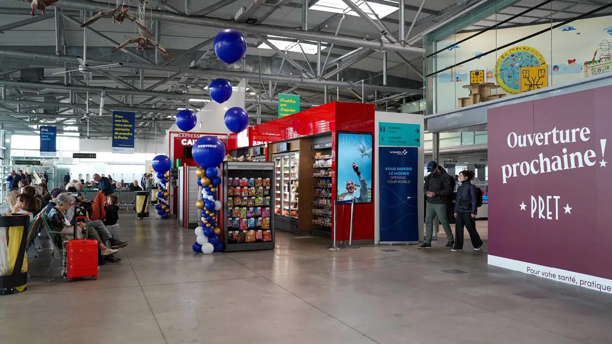 Negozi all'aeroporto di Nantes Atlantique Copyright © Ufficio Stampa VINCI Airports 