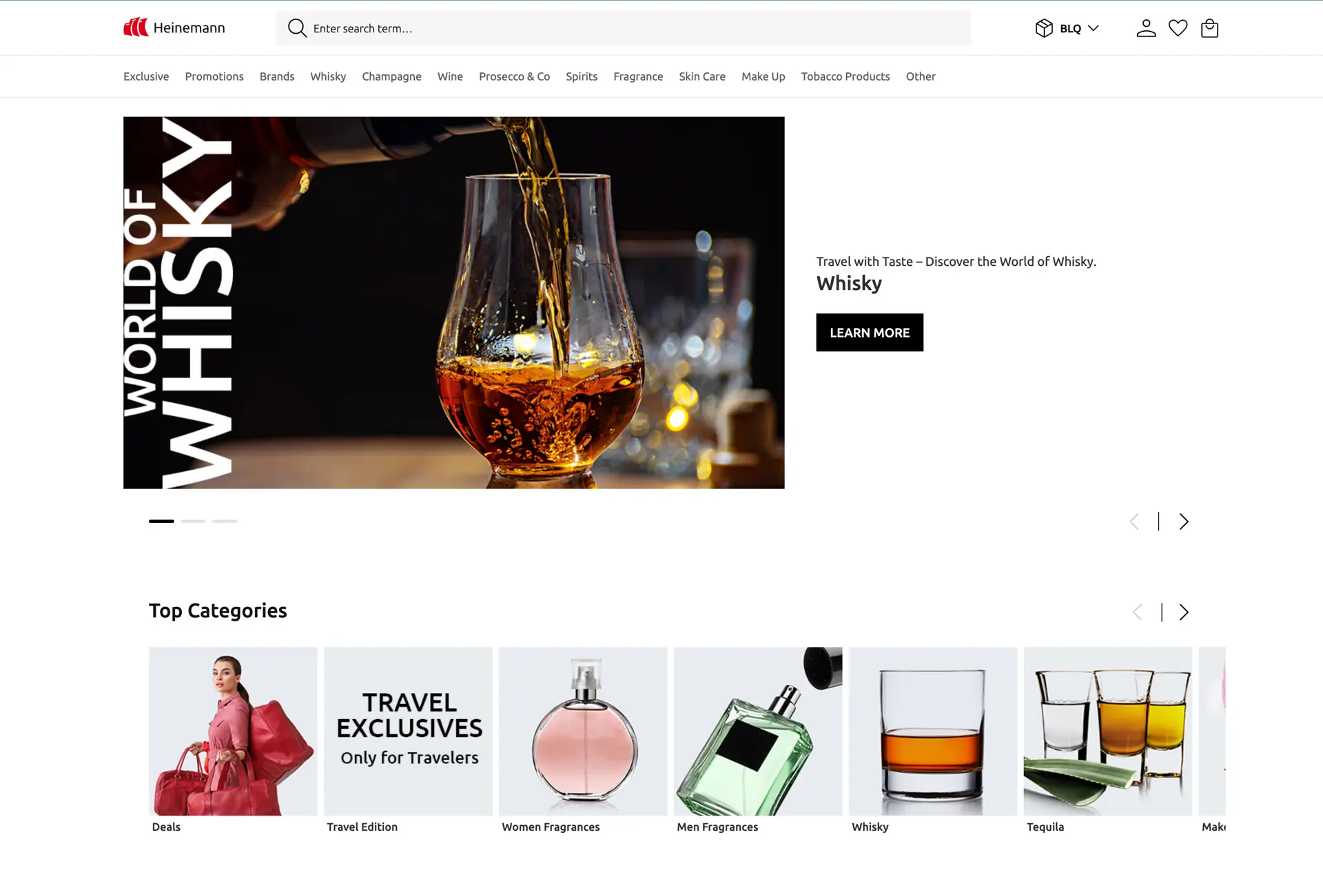 Website Heinemann BLQ. Copyright © Heinemann