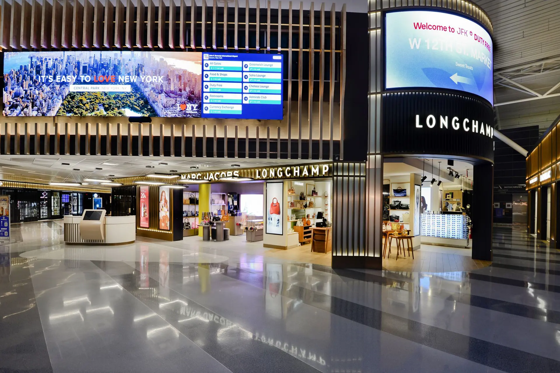 Pavilion Gallery all'aeroporto JFK di New York: Copyright © Ufficio Stampa Avolta