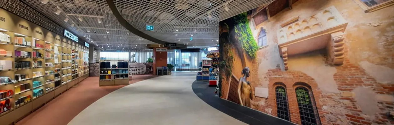 Aelia Duty Free Verona: the new flagship that celebrates love