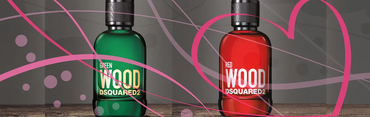 Green Wood e Red Wood di Dsquared2