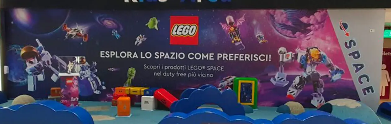 I Set Lego Space all’Aeroporto di Fiumicino