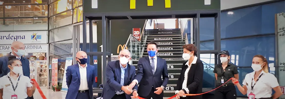 Chef Express inaugura nuovo McDonald’s nell’Aeroporto di Cagliari