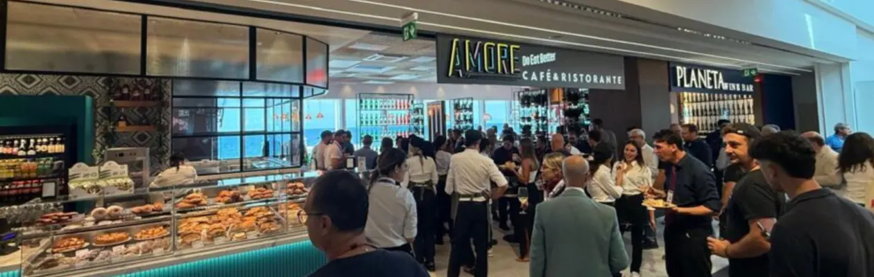 Palermo Airport: Autogrill's Amore restaurant and Planeta Wine Bar open