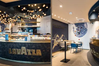 The new Lavazza Coffee Design at Verona Airport