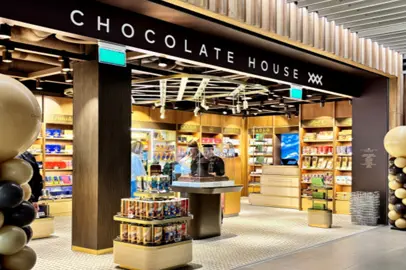 Chocolate House in Lounge 1 at Schiphol