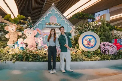 Changi Airport Lights Up Disney Magic