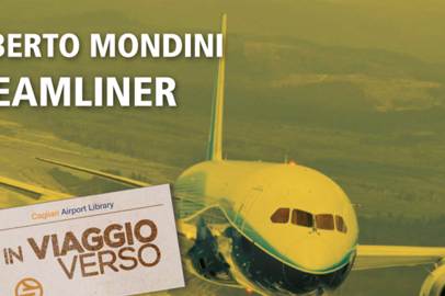 All'aeroporto di Cagliari Umberto Mondini e il suo Dreamliner
