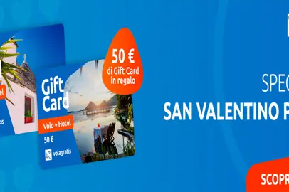 Regala una Gift Card Volo + Hotel