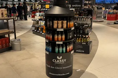 Classy Cocktails debuts in the Avolta duty free shops of Malpensa, Bergamo and Florence