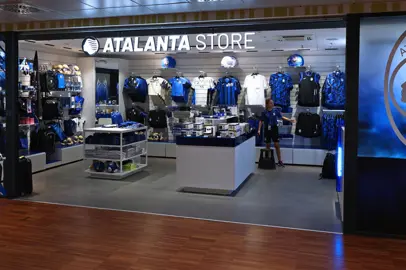 Atalanta Store all'aeroporto di Milano Bergamo