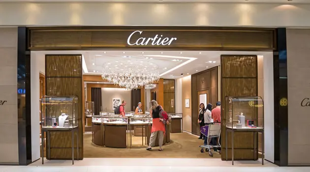Cartier negli aeroporti internazionali
