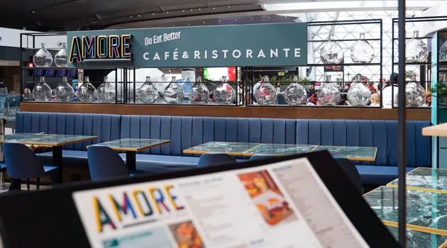 New Amore restaurant in Rome Fiumicino